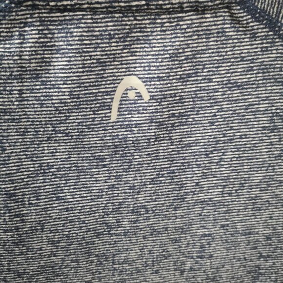 2/$30.00 - Head Ladies Size Small Fitted Navy 1/4 Zip Athletic Top - Picture 6 of 13